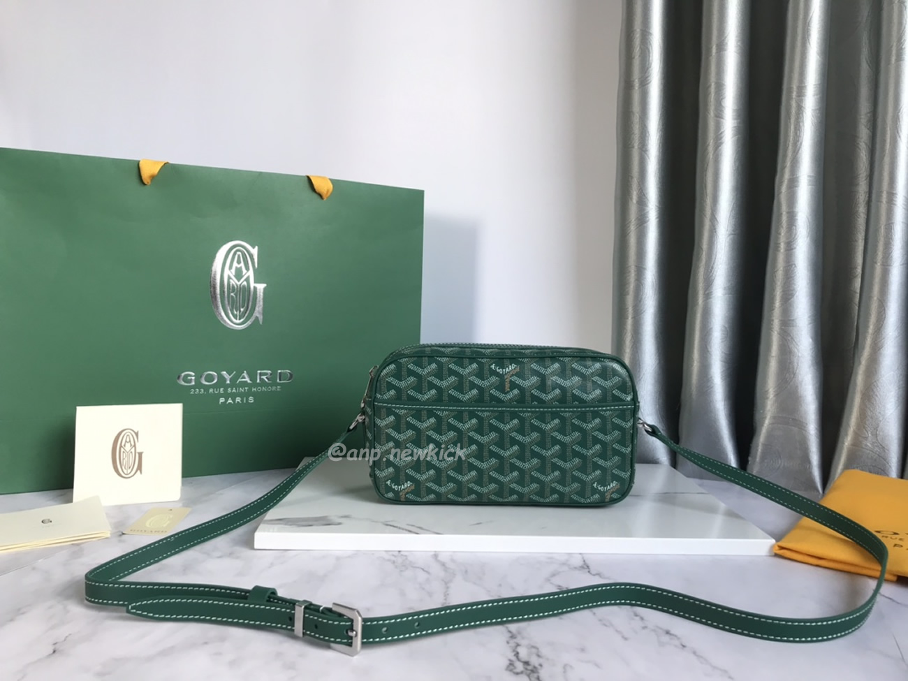 Goyard Cap Vert Camera Bag 13 Cm X 6.5 Cm X 22 Cm (21) - newkick.app